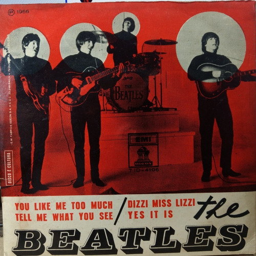 Compacto - The Beatles - You Like Me Too Much/ 1966 (Usado)