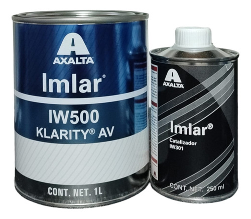 Kit Imlar Iw500 Klarity Av + Catalizador Iw301 -  Axalta 