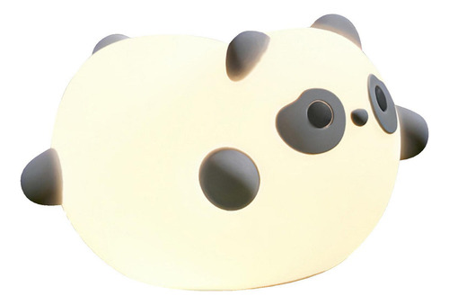 A Luz Nocturna De Silicona Lámpara De Cabecera De Panda