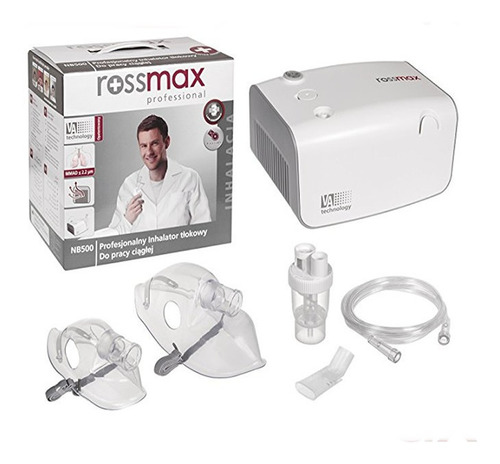 Nebulizador Portatil Con Compresor Rossmax Nb500 110v