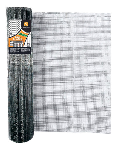 Malla Criba Soldada, 91cm. 3x3 , L 30 M.