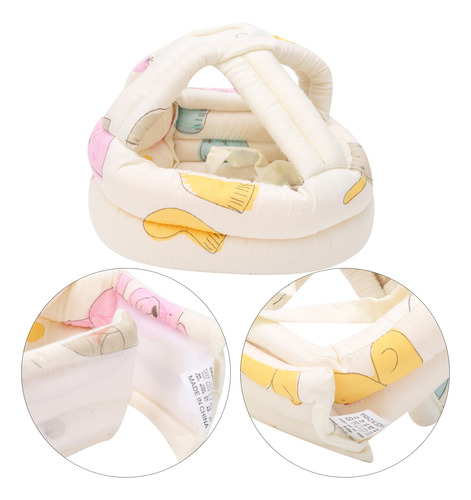 Gorro Protector De Tela Para Bebé Cómodo Anticolisión