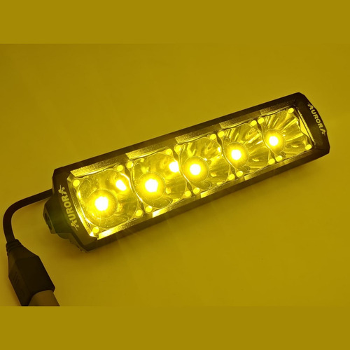 Barra Led Aurora D6 Ultra Spot Doble Color 12 Pul Atv Can Am