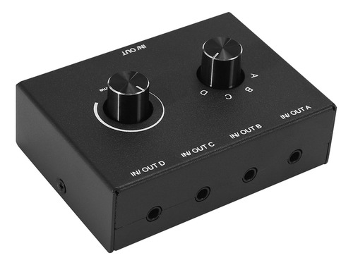 // Conmutador De Audio De 4 Puertos, Conmutador De Audio De