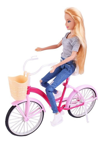 Muñeca Paloma Bicicleta 30cm Original Toy New 7576 Bigshop