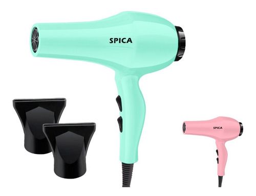 Secador Pelo Cabello Spica Sp-1900 2 Velocidades 220v