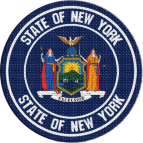 Parche Escudo Circular Estados Unidos Nueva York