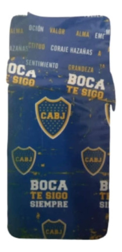Juego De Sábanas Boca Juniors Oficial 1 1/2 Plaza