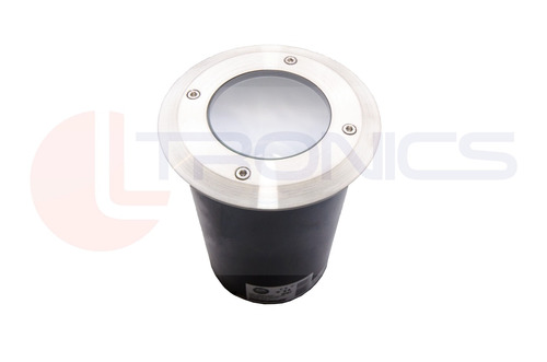 Led Solo Parede Escada Inox Round Base Redonda Tubo 118mm