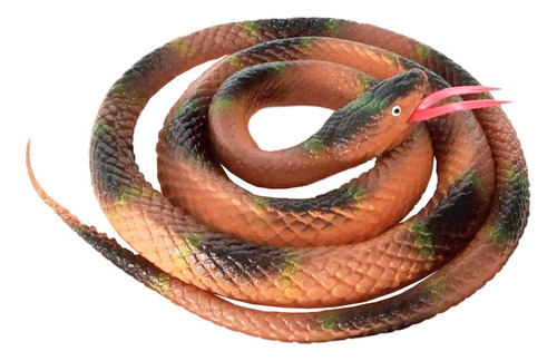 Cobra De Borracha Realística 110cm Serpente Fina Brinquedo