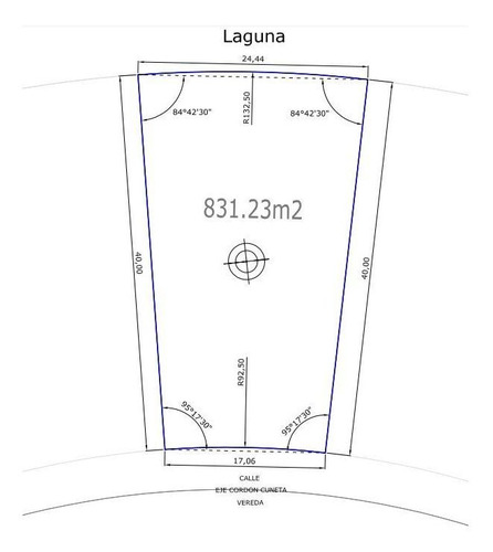 Imagen 5 de 5 de Lote A La Laguna - 831m2 - El Cantón Barrio Norte