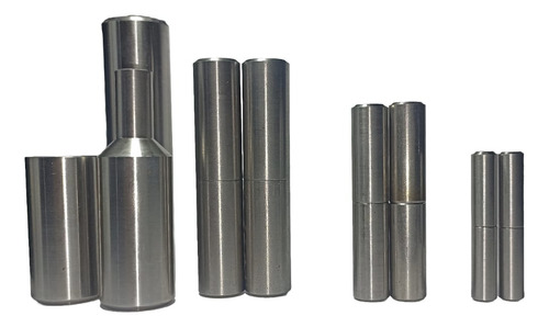4 Bisagras Soldables Tipo Tubular/barril De 1/2 X 2 1/2 Inox