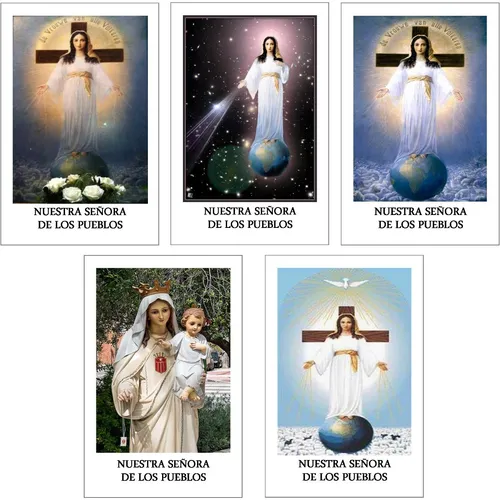 comprar Nuestra Señora De Los Pueblos 50 Estampas Enmicadas Cromos