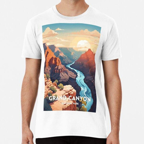 Remera Parque Nacional Del Gran Cañón - Ilustraciones Vector