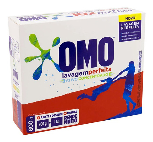 Omo Sabão Em Pó 800g
