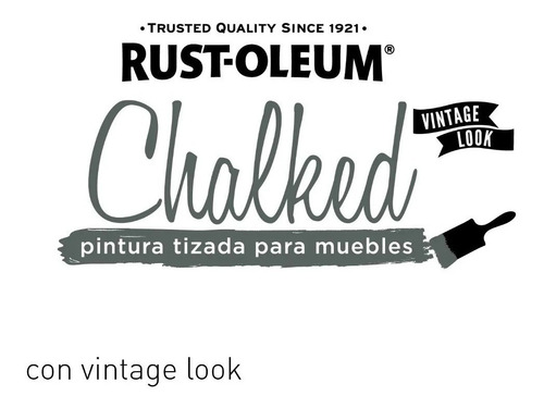 Pintura Tizada Ultra Mate Chalked Al Agua 0,887 L Rust Oleum Color Verde Menta