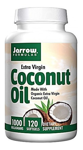 Jarrow Formulas Óleo De Coco 1000mg Extra Virgem 120 Softgel