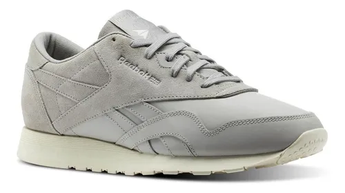 Zapatillas reebok classic nylon gris de hombre.