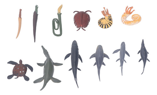 Brinquedo De Animais Oceânicos Antigos, Modelo De Figuras De