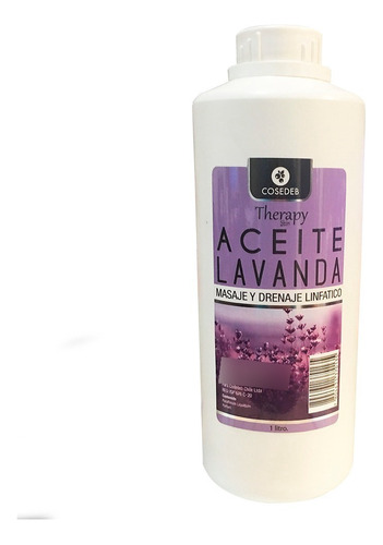 Aceite De Masajes Profesional Aroma Lavanda 1 Litro 