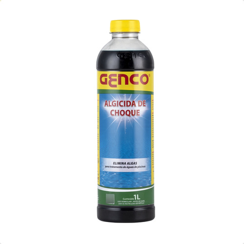 Kit 3 Algicida Choque Genco Tratamento Piscina Elimina Algas