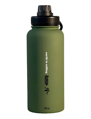 Botella Kaya Unite Termo 950 Ml Hike Dark Olive