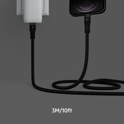 Cable Usb Tipo C A Lightning Belkin Boostcharge Pro Flex