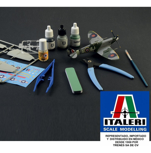 Spitfire Mk. Ix Model Set By Italeri # 72007 1/72