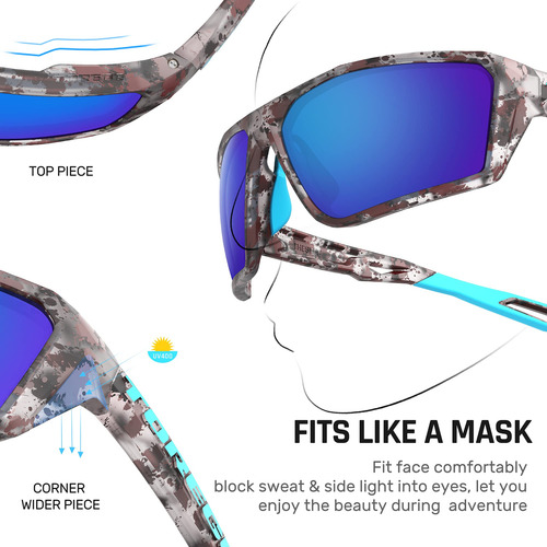 Torege Gafas De Sol Deportivas Polarizadas Para Hombres Y Mu