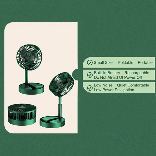 Mini Ventilador Portátil Plegable De Nuevo Estilo, Escritori
