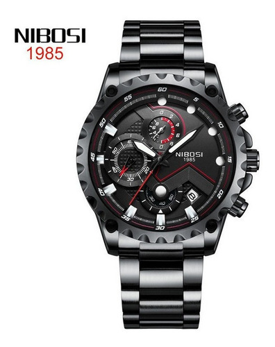 Reloj De Cuarzo Analógico Impermeable Para Hombre Nibosi 232