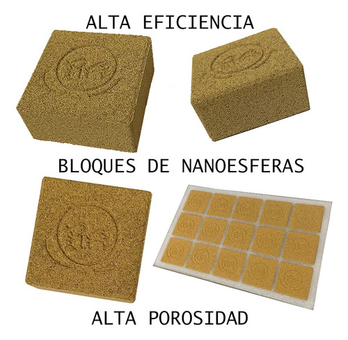 15pzas Bloques Cerámicos Mega Canutillos Filtracion Acuario