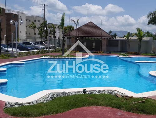 Imagen 13 de 14 de Apartamento Amueblado 3 Hab Res. C/piscina, Santiago Awpa01