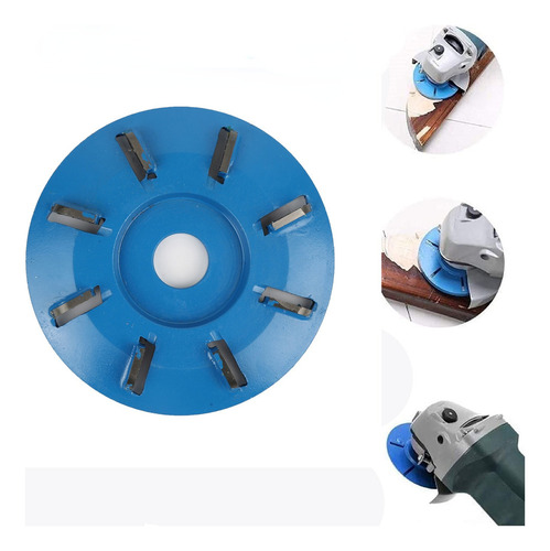 Turbo Carving Disc Grosor Cepilladora Azul