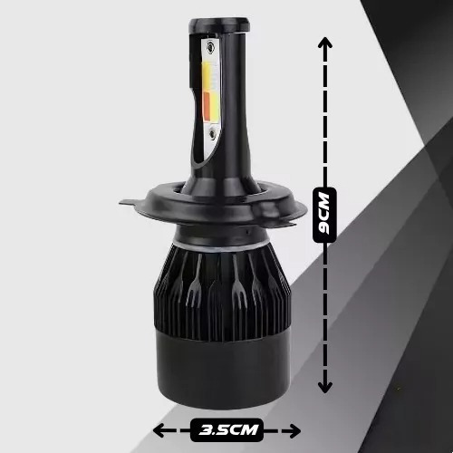 2 Pzs Kit De Led H4 4 Colores Con Canbus Faros De Coche