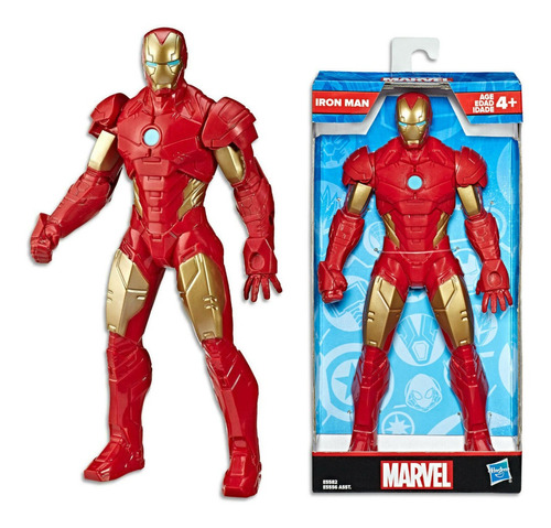 Muñeco Marvel Capitan America Iron Man Pantera Neg Spiderman