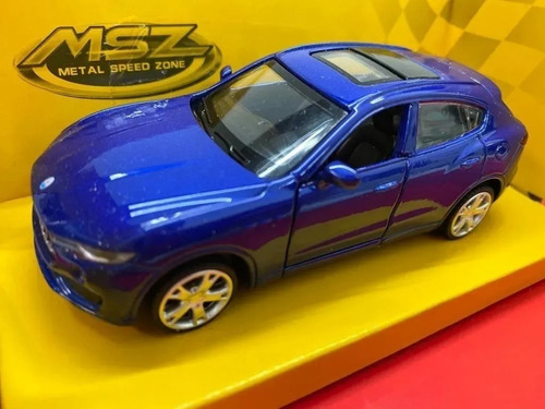 Imagen 2 de 4 de Auto Metal Maserati Levante 1:38 Coleccion Msz Escala 67348
