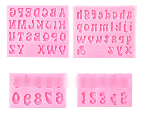 Moldes De Letras Y Moldes De Números, Molde De Silicona Para