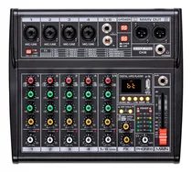 Comprar Onax Pro Ck6 Consola Mixer Interfaz De Audio Efectos Bluetooth Usb