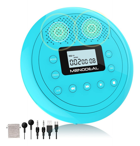 Cd Player Portable | Speaker Built-in Rechargeable Cd Player