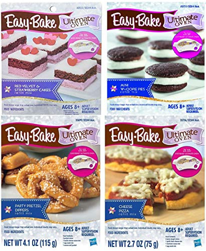 Easy Bake Mega Bundle Juego De 4 Recambios De Mezclas Para H