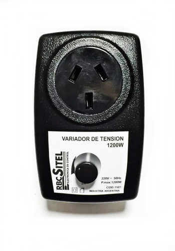 Variador De Tensión Enchufable 1200w Ideal Guirnaldas