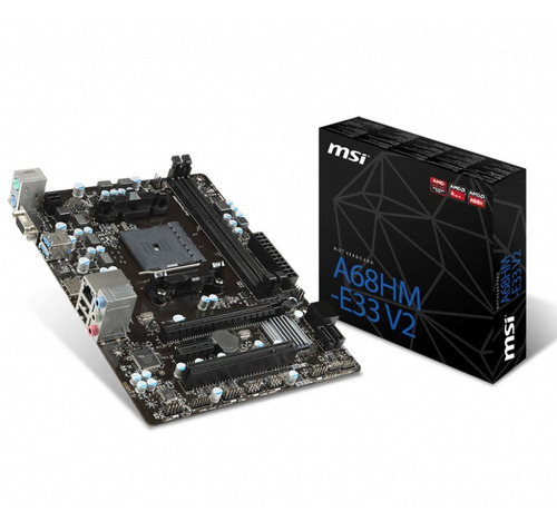 Motherboard Msi A68hm-e33 V2 Amd Apu Fm2+ A68