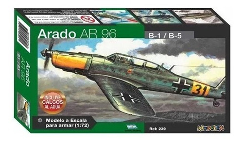Avion Arado Ar 96 B-1/b-5 1/72 Modelex Ind. Arg. 