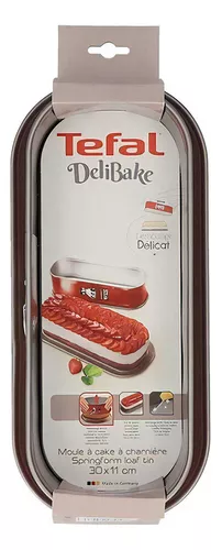 Molde Repostería Tefal Delibake Rectangular Desmontable 30x11cm