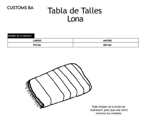 Imagen 6 de 8 de Customs Ba Lonas Mantas Playeras Picnic Mantel 150 X 190 B
