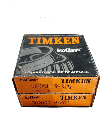 (2)rulemanes 30209 Cono Y Cubeta Timken (45x85x20,75)mm