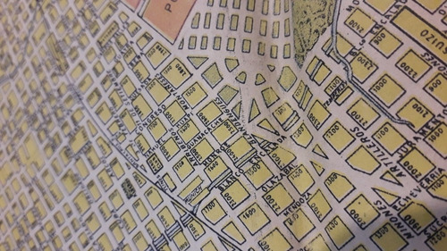 Antiguo Mapa Ciudad Buenos Aires Capital Federal Plano 1934 (Usado)