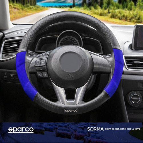 Imagen 3 de 10 de Funda Cubre Volante Universal Sparco Pvc