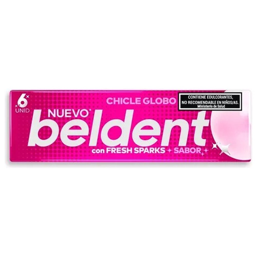 Chicle Beldent Chicle Globo X 20 Unidades - Sr Goloso